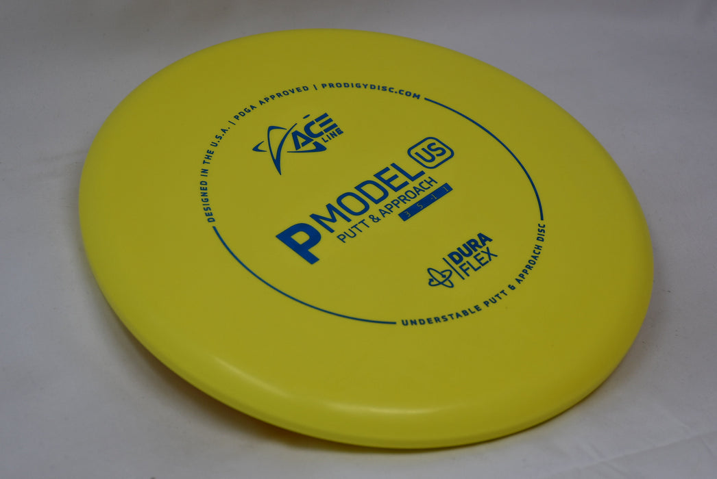 Buy Yellow Prodigy DuraFlex P Model US Putt and Approach Disc Golf Disc (Frisbee Golf Disc) at Skybreed Discs Online Store