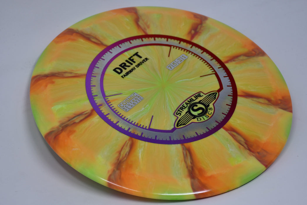 Buy Yellow Streamline Cosmic Neutron Drift Fairway Driver Disc Golf Disc (Frisbee Golf Disc) at Skybreed Discs Online Store