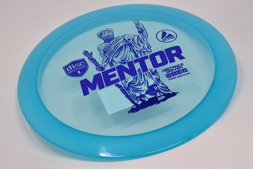 Buy Blue Discmania Active Mentor Distance Driver Disc Golf Disc (Frisbee Golf Disc) at Skybreed Discs Online Store