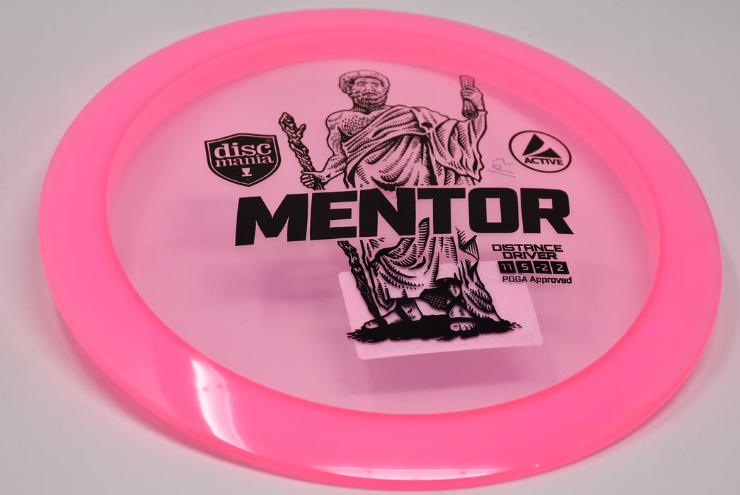 Buy Pink Discmania Active Mentor Distance Driver Disc Golf Disc (Frisbee Golf Disc) at Skybreed Discs Online Store