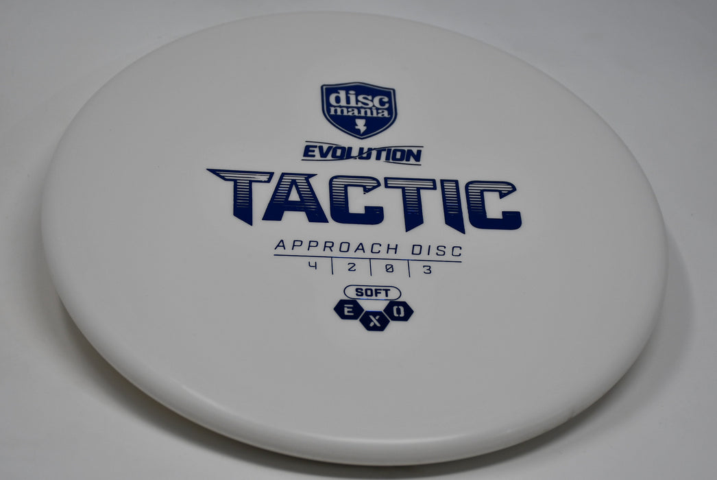 Buy White Discmania Exo Soft Tactic Putt and Approach Disc Golf Disc (Frisbee Golf Disc) at Skybreed Discs Online Store