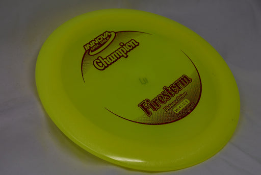 Buy Yellow Innova Champion Firestorm Distance Driver Disc Golf Disc (Frisbee Golf Disc) at Skybreed Discs Online Store