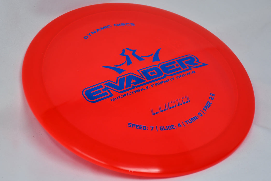 Buy Red Dynamic Lucid Evader Fairway Driver Disc Golf Disc (Frisbee Golf Disc) at Skybreed Discs Online Store