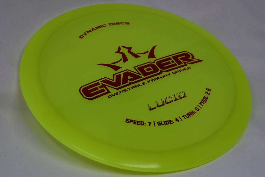 Buy Yellow Dynamic Lucid Evader Fairway Driver Disc Golf Disc (Frisbee Golf Disc) at Skybreed Discs Online Store