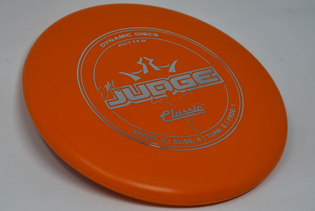 Buy Orange Dynamic Classic Blend Emac Judge Putt and Approach Disc Golf Disc (Frisbee Golf Disc) at Skybreed Discs Online Store