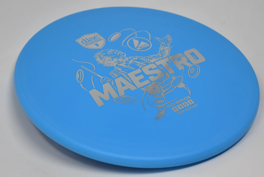 Buy Blue Discmania Active Maestro Midrange Disc Golf Disc (Frisbee Golf Disc) at Skybreed Discs Online Store