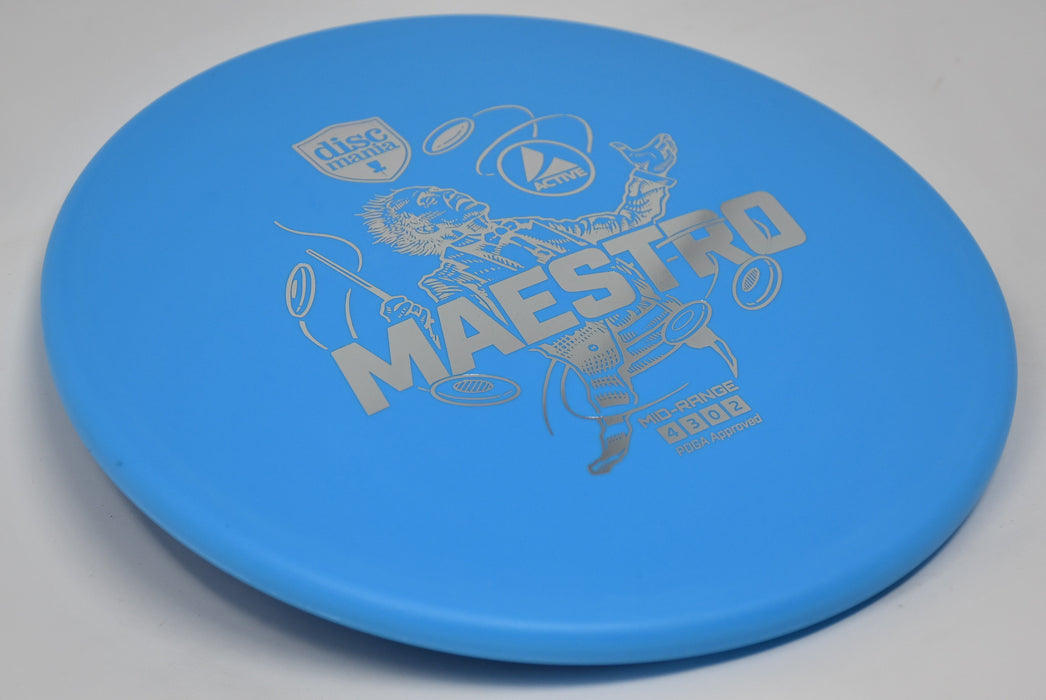 Buy Blue Discmania Active Maestro Midrange Disc Golf Disc (Frisbee Golf Disc) at Skybreed Discs Online Store