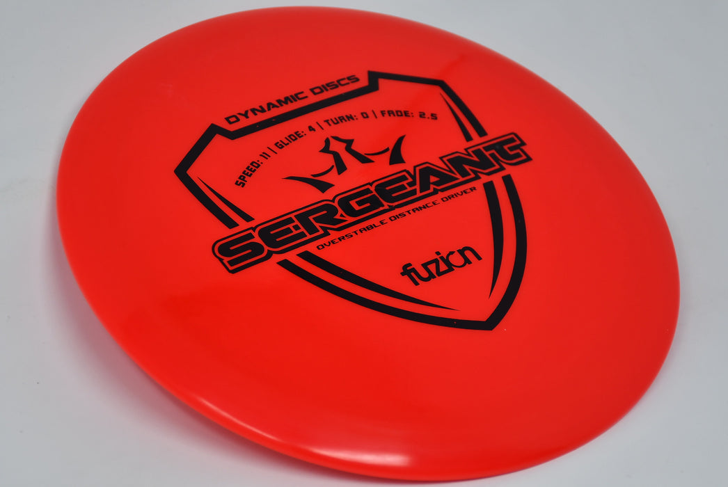 Buy Red Dynamic Fuzion Sergeant Fairway Driver Disc Golf Disc (Frisbee Golf Disc) at Skybreed Discs Online Store