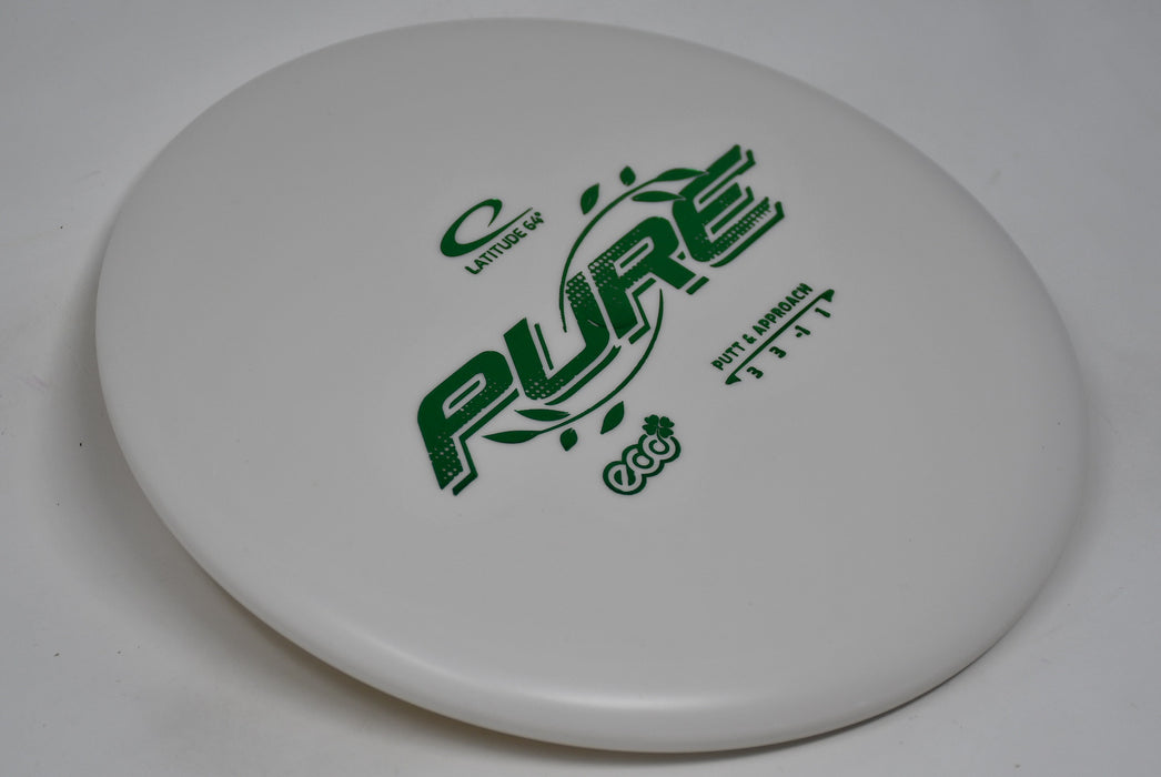 Buy White Latitude 64 Eco Pure Putt and Approach Disc Golf Disc (Frisbee Golf Disc) at Skybreed Discs Online Store