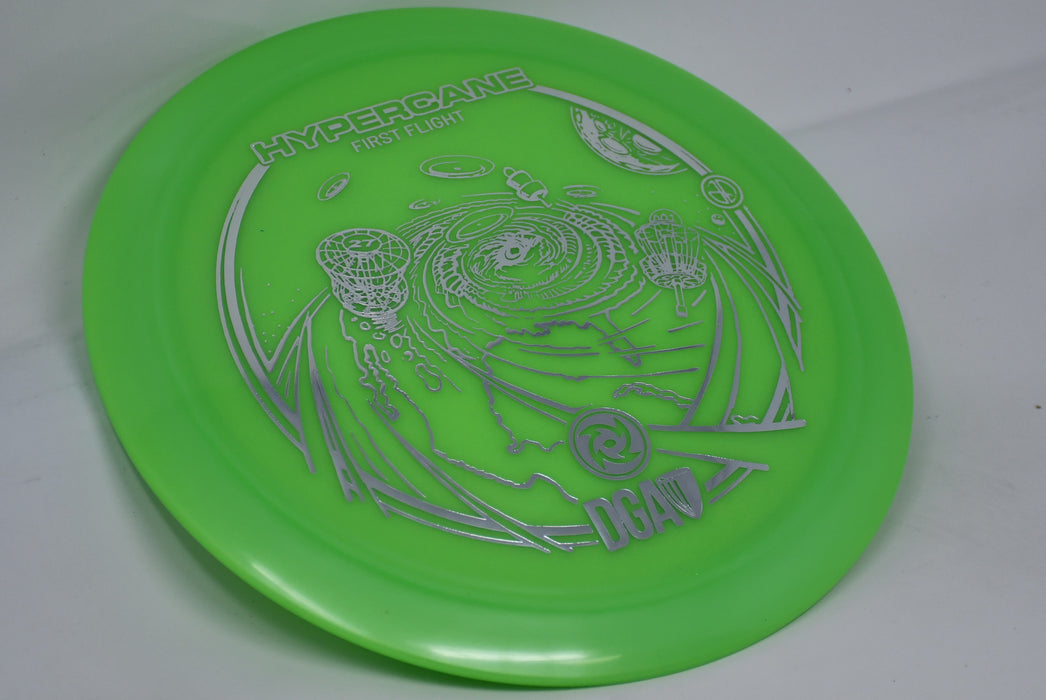 Buy Green DGA ProLine Hypercane First Flight Distance Driver Disc Golf Disc (Frisbee Golf Disc) at Skybreed Discs Online Store