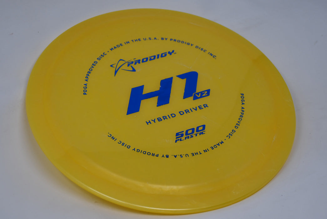 Buy Yellow Prodigy 500 H1V2 Fairway Driver Disc Golf Disc (Frisbee Golf Disc) at Skybreed Discs Online Store