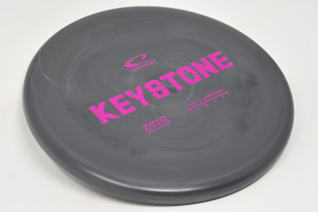 Buy Black Latitude 64 Zero Hard Keystone Putt and Approach Disc Golf Disc (Frisbee Golf Disc) at Skybreed Discs Online Store