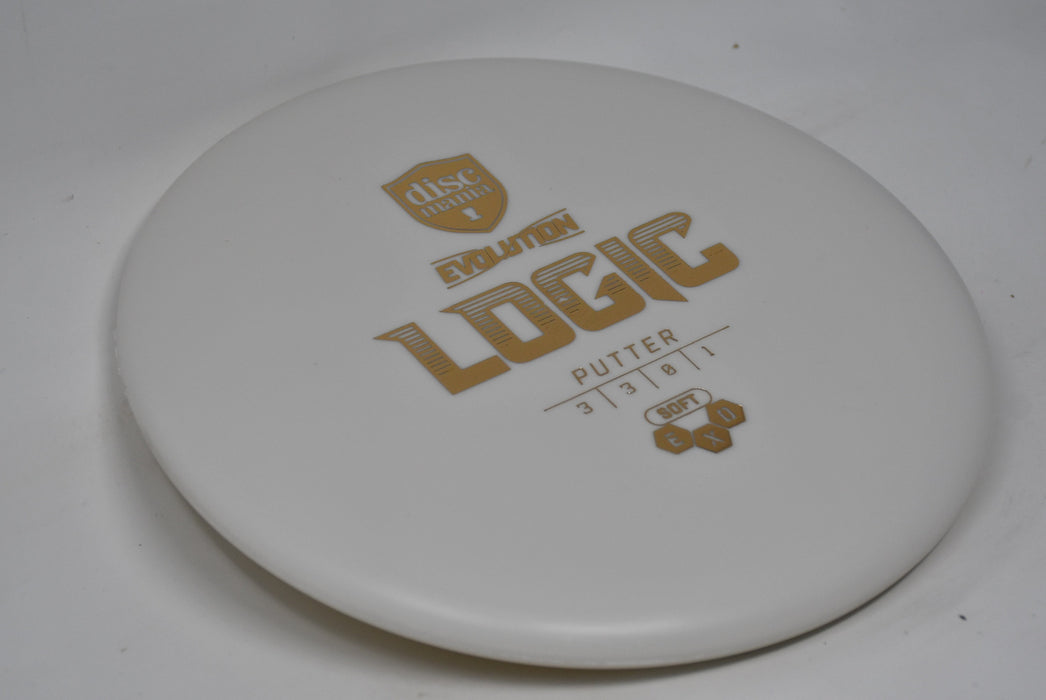 Buy White Discmania Exo Soft Logic Putt and Approach Disc Golf Disc (Frisbee Golf Disc) at Skybreed Discs Online Store