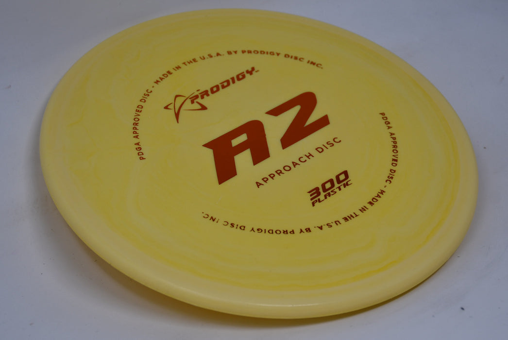 Buy Yellow Prodigy 300 A2 Putt and Approach Disc Golf Disc (Frisbee Golf Disc) at Skybreed Discs Online Store