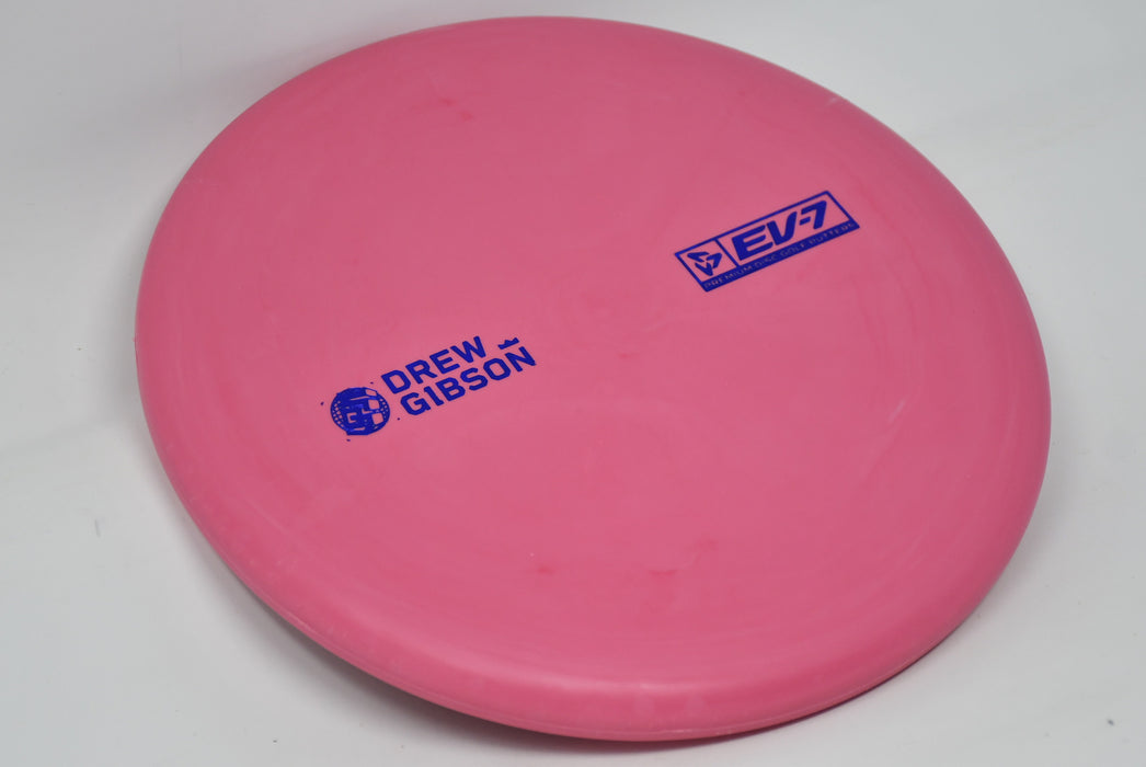 Buy Pink EV-7 OG Base Penrose Drew Gibson Putt and Approach Disc Golf Disc (Frisbee Golf Disc) at Skybreed Discs Online Store