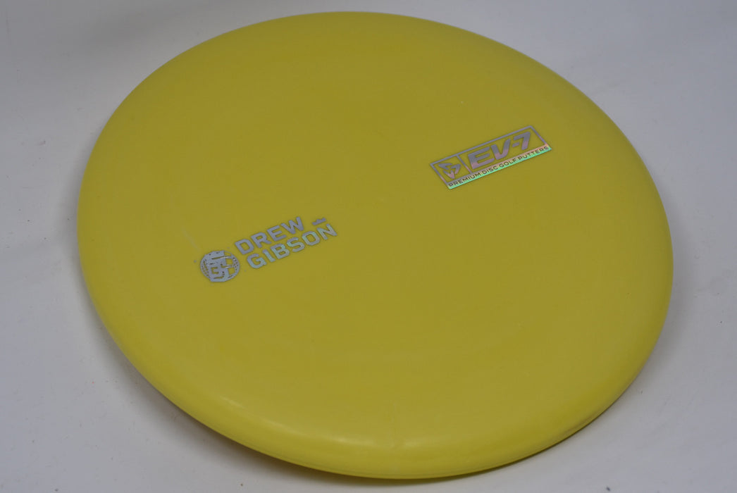 Buy Yellow EV-7 OG Firm Penrose Drew Gibson Putt and Approach Disc Golf Disc (Frisbee Golf Disc) at Skybreed Discs Online Store