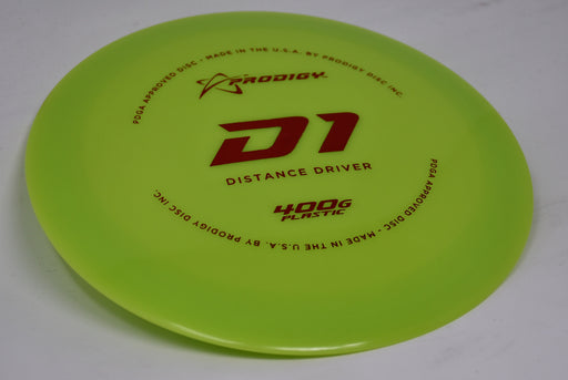 Buy Green Prodigy 400G D1 Distance Driver Disc Golf Disc (Frisbee Golf Disc) at Skybreed Discs Online Store
