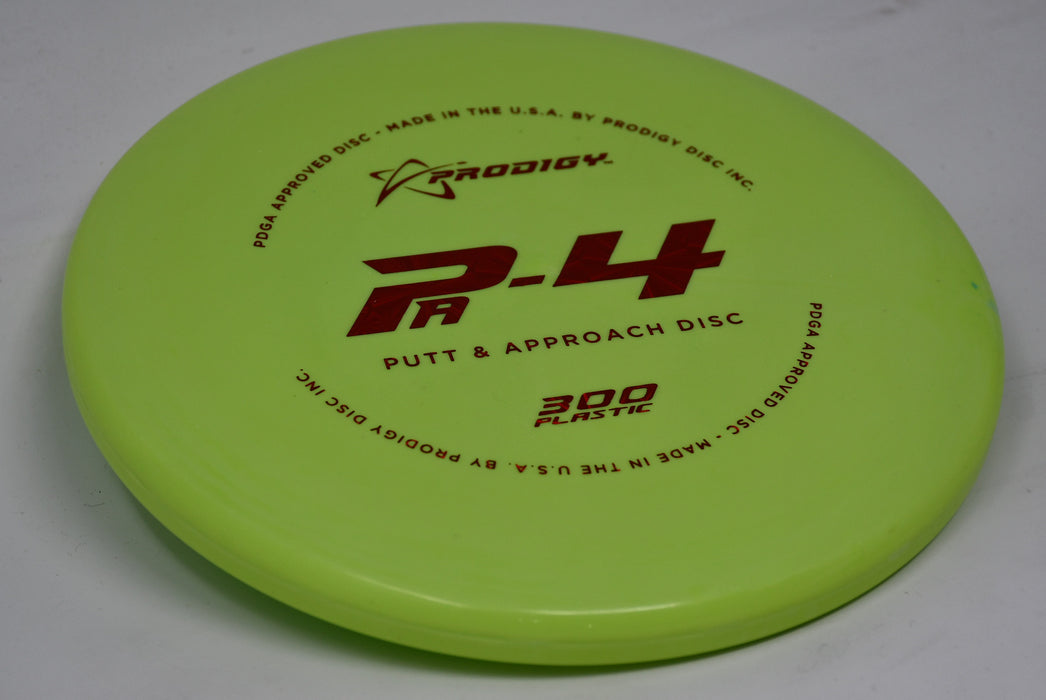 Buy Green Prodigy 300 PA4 Putt and Approach Disc Golf Disc (Frisbee Golf Disc) at Skybreed Discs Online Store
