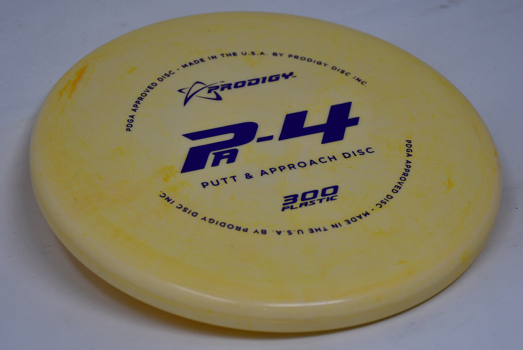 Buy Yellow Prodigy 300 PA4 Putt and Approach Disc Golf Disc (Frisbee Golf Disc) at Skybreed Discs Online Store