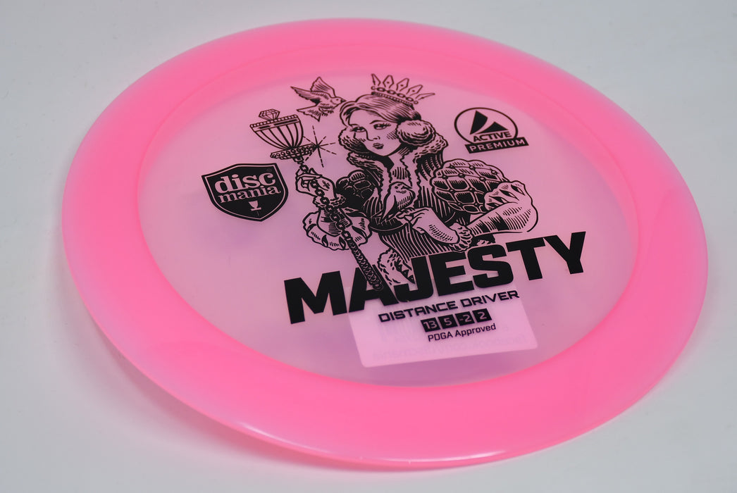 Buy Pink Discmania Active Premium Majesty Distance Driver Disc Golf Disc (Frisbee Golf Disc) at Skybreed Discs Online Store