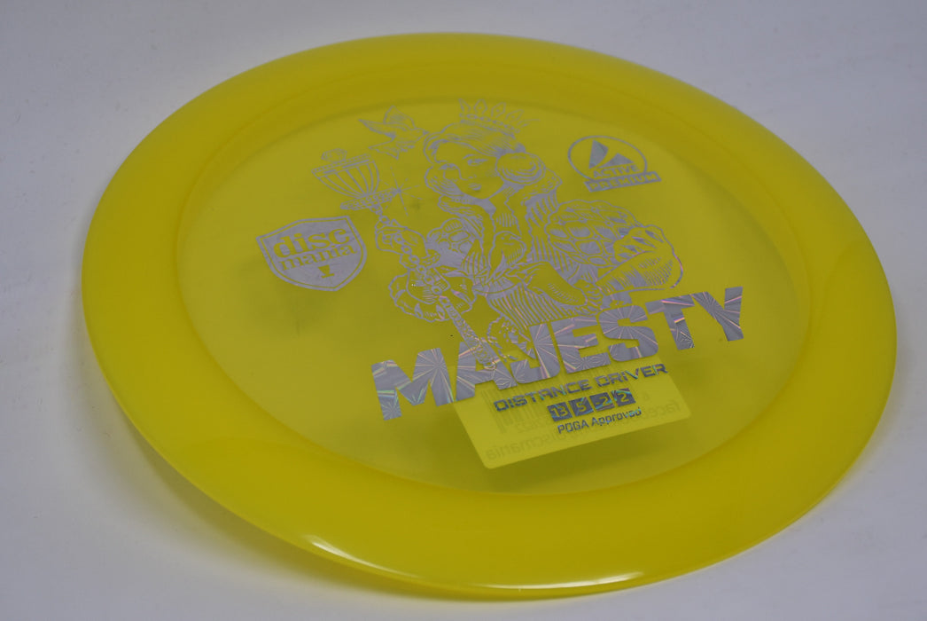 Buy Yellow Discmania Active Premium Majesty Distance Driver Disc Golf Disc (Frisbee Golf Disc) at Skybreed Discs Online Store