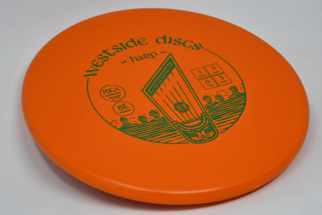 Buy Orange Westside BT Medium Harp Putt and Approach Disc Golf Disc (Frisbee Golf Disc) at Skybreed Discs Online Store