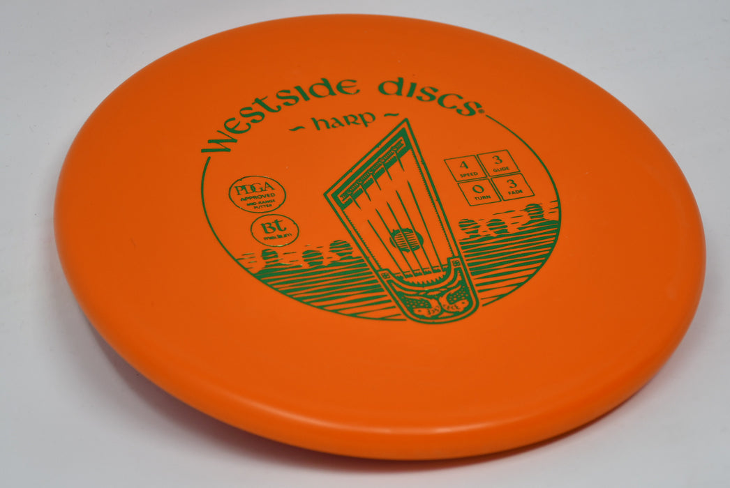 Buy Orange Westside BT Medium Harp Putt and Approach Disc Golf Disc (Frisbee Golf Disc) at Skybreed Discs Online Store