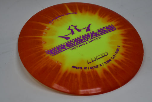 Buy Tie Dye Dynamic Lucid MyDye Trespass Distance Driver Disc Golf Disc (Frisbee Golf Disc) at Skybreed Discs Online Store