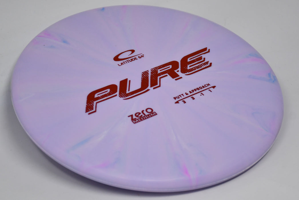 Buy Purple Latitude 64 Zero Medium Burst Pure Putt and Approach Disc Golf Disc (Frisbee Golf Disc) at Skybreed Discs Online Store