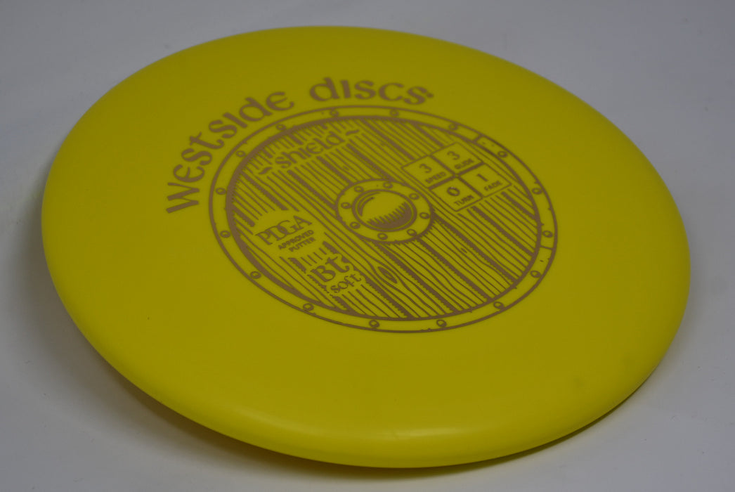 Buy Yellow Westside BT Soft Shield Putt and Approach Disc Golf Disc (Frisbee Golf Disc) at Skybreed Discs Online Store