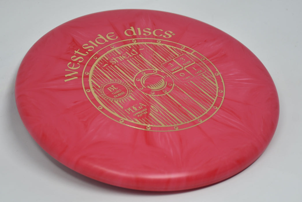 Buy Red Westside BT Hard Burst Shield Putt and Approach Disc Golf Disc (Frisbee Golf Disc) at Skybreed Discs Online Store