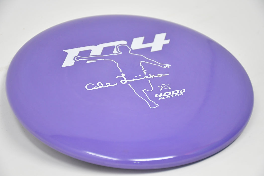Buy Purple Prodigy 400G M4 Cale Leiviska Signature Series Midrange Disc Golf Disc (Frisbee Golf Disc) at Skybreed Discs Online Store