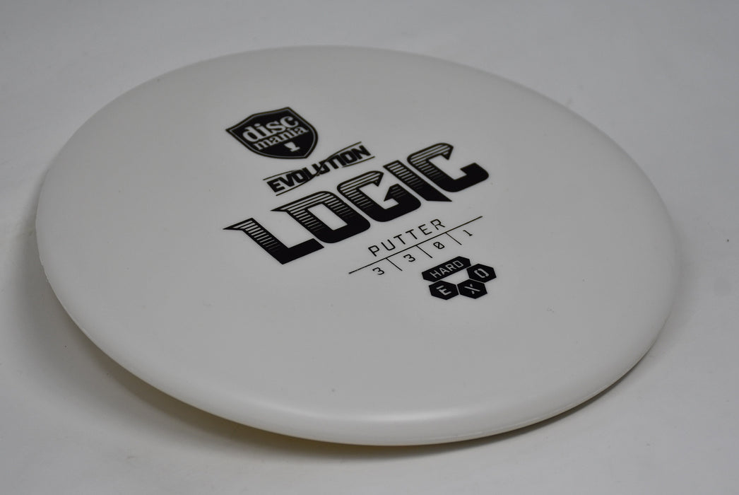 Buy White Discmania Exo Hard Logic Putt and Approach Disc Golf Disc (Frisbee Golf Disc) at Skybreed Discs Online Store
