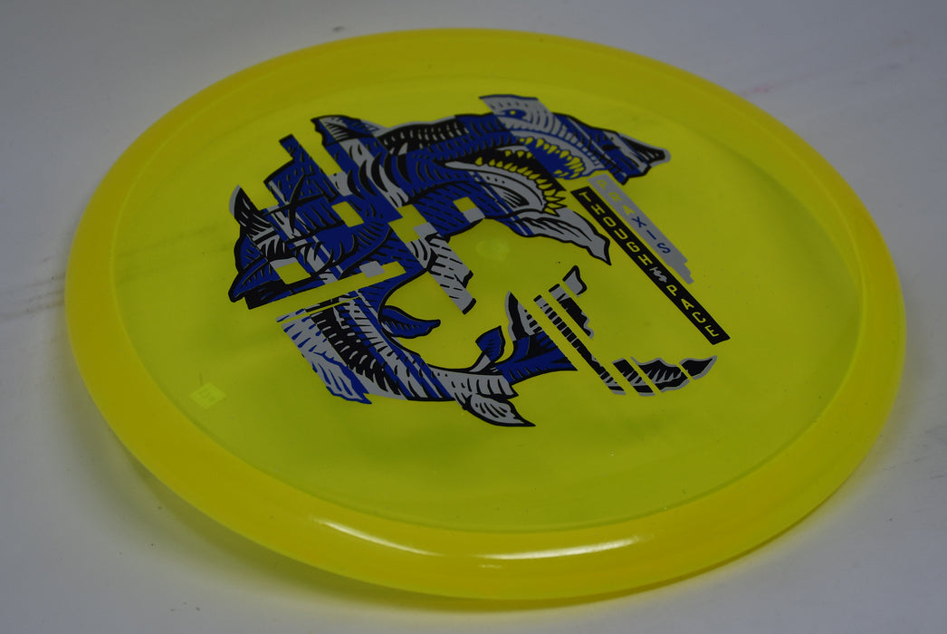 Buy Yellow Thought Space Ethos Praxis Glitch Shark Putt and Approach Disc Golf Disc (Frisbee Golf Disc) at Skybreed Discs Online Store