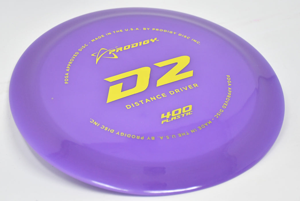 Buy Purple Prodigy 400 D2 Distance Driver Disc Golf Disc (Frisbee Golf Disc) at Skybreed Discs Online Store