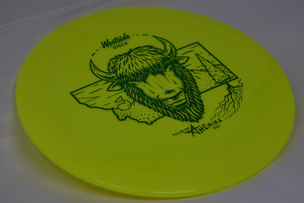 Buy Yellow Dynamic Hybrid Felon Erika Stinchcomb Bison 2021 Fairway Driver Disc Golf Disc (Frisbee Golf Disc) at Skybreed Discs Online Store