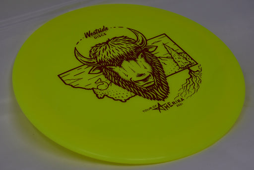Buy Yellow Dynamic Hybrid Felon Erika Stinchcomb Bison 2021 Fairway Driver Disc Golf Disc (Frisbee Golf Disc) at Skybreed Discs Online Store