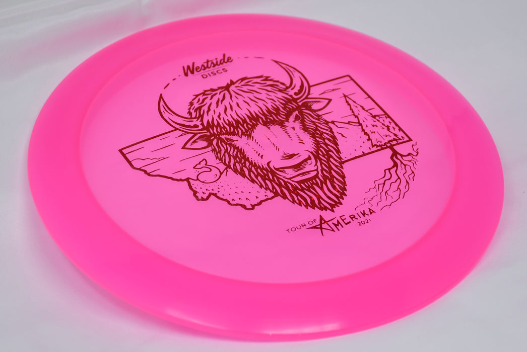 Buy Pink Dynamic Lucid Raider Erika Stinchcomb Bison 2021 Distance Driver Disc Golf Disc (Frisbee Golf Disc) at Skybreed Discs Online Store