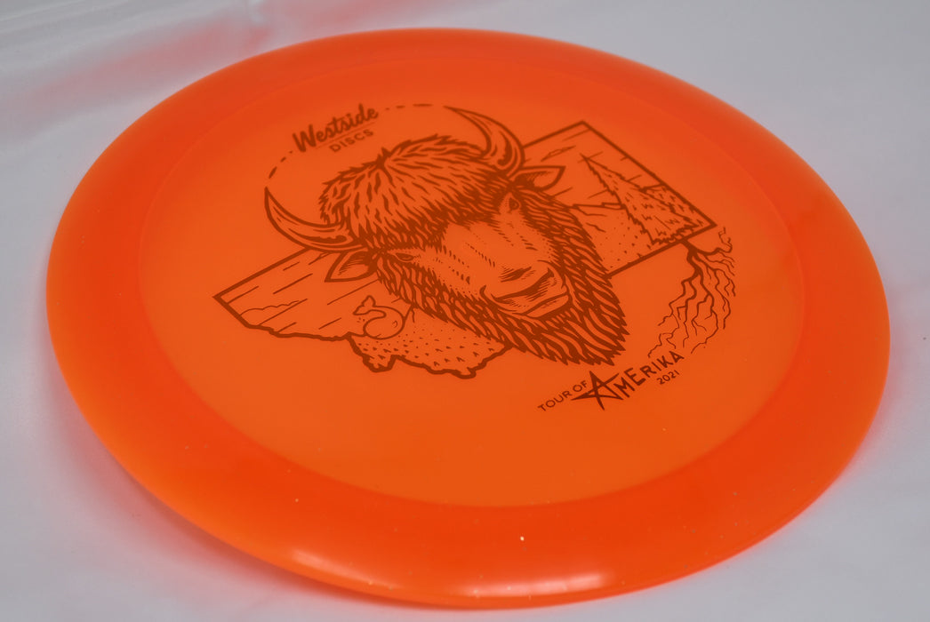 Buy Orange Dynamic Lucid Raider Erika Stinchcomb Bison 2021 Distance Driver Disc Golf Disc (Frisbee Golf Disc) at Skybreed Discs Online Store