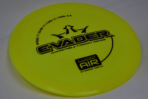 Buy Yellow Dynamic Lucid Air Evader Fairway Driver Disc Golf Disc (Frisbee Golf Disc) at Skybreed Discs Online Store