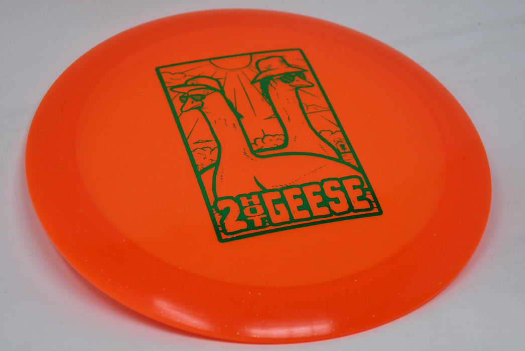 Buy Orange Dynamic Lucid Raider 2 Hot Geese Distance Driver Disc Golf Disc (Frisbee Golf Disc) at Skybreed Discs Online Store