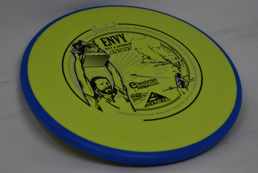 Buy Yellow Blue Axiom Electron Firm Envy James Conrad Commemorative Replica Special Edition Putt and Approach Disc Golf Disc (Frisbee Golf Disc) at Skybreed Discs Online Store