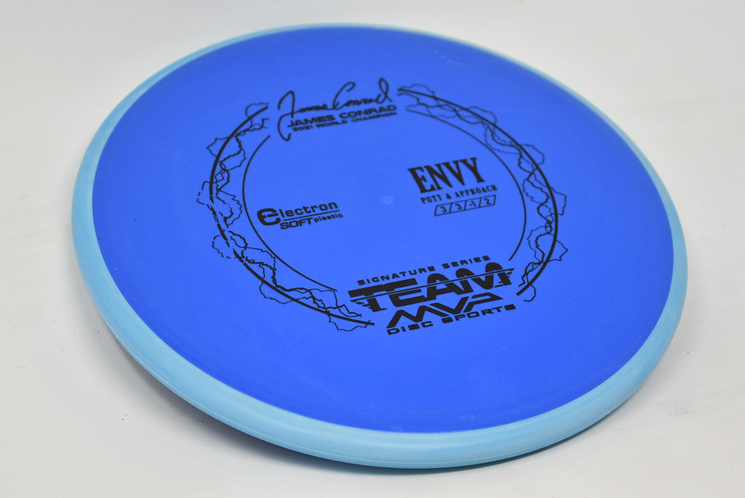 Buy Blue Axiom Electron Soft Envy James Conrad 2021 Signature Series Putt and Approach Disc Golf Disc (Frisbee Golf Disc) at Skybreed Discs Online Store