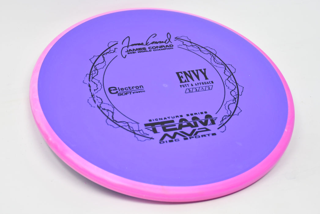 Buy Green Axiom Electron Soft Envy James Conrad 2021 Signature Series Putt and Approach Disc Golf Disc (Frisbee Golf Disc) at Skybreed Discs Online Store
