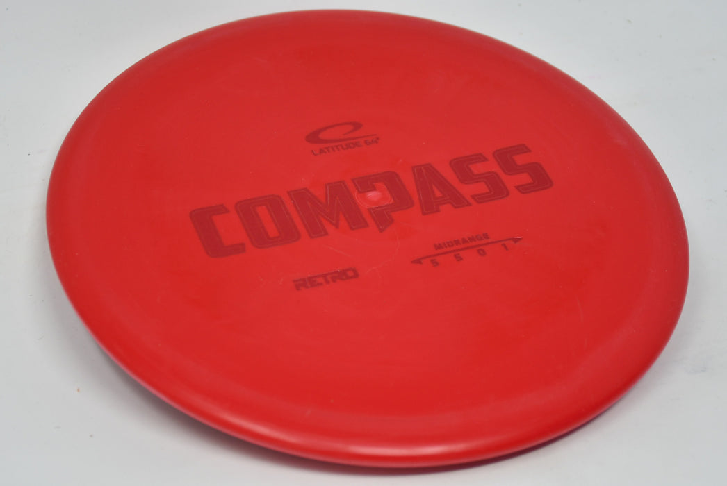 Buy Red Latitude 64 Retro Compass Midrange Disc Golf Disc (Frisbee Golf Disc) at Skybreed Discs Online Store
