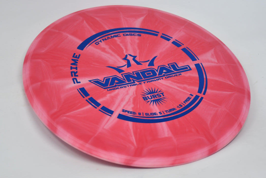 Buy Red Dynamic Prime Burst Vandal Fairway Driver Disc Golf Disc (Frisbee Golf Disc) at Skybreed Discs Online Store