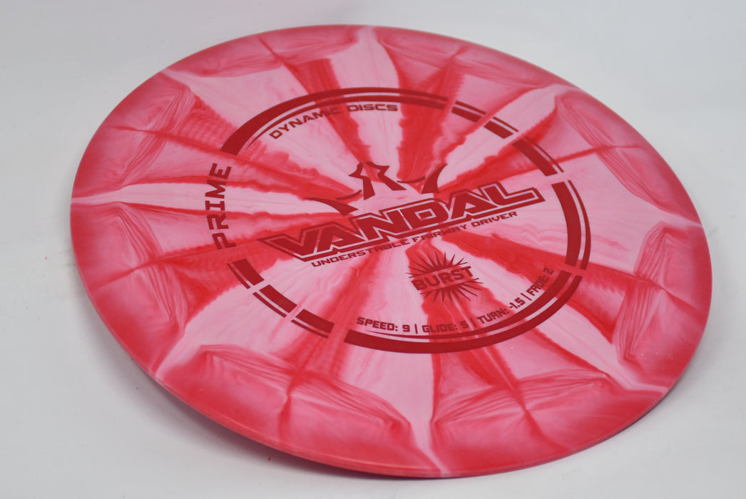 Buy Red Dynamic Prime Burst Vandal Fairway Driver Disc Golf Disc (Frisbee Golf Disc) at Skybreed Discs Online Store