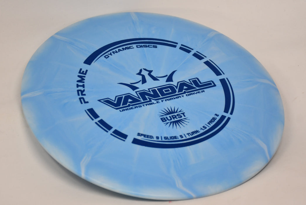 Buy Blue Dynamic Prime Burst Vandal Fairway Driver Disc Golf Disc (Frisbee Golf Disc) at Skybreed Discs Online Store