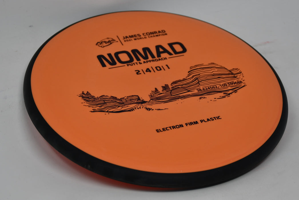 Buy Orange MVP Electron Firm Nomad Putt and Approach Disc Golf Disc (Frisbee Golf Disc) at Skybreed Discs Online Store
