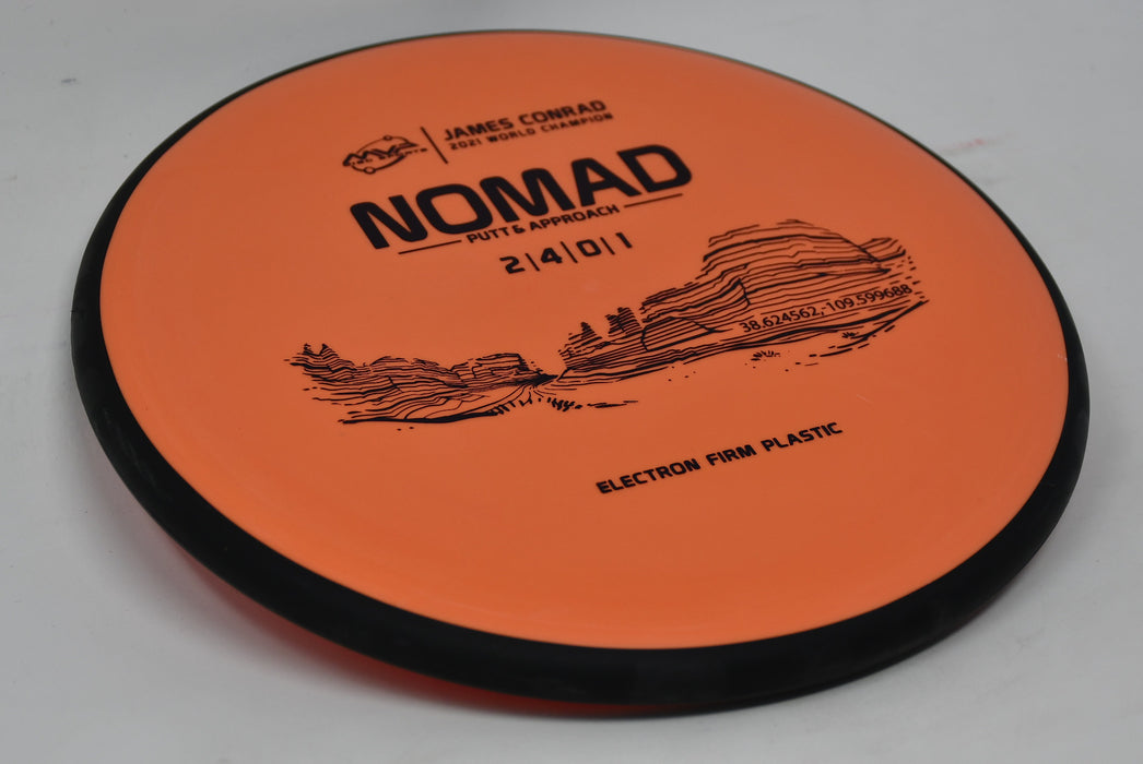 Buy Orange MVP Electron Firm Nomad Putt and Approach Disc Golf Disc (Frisbee Golf Disc) at Skybreed Discs Online Store